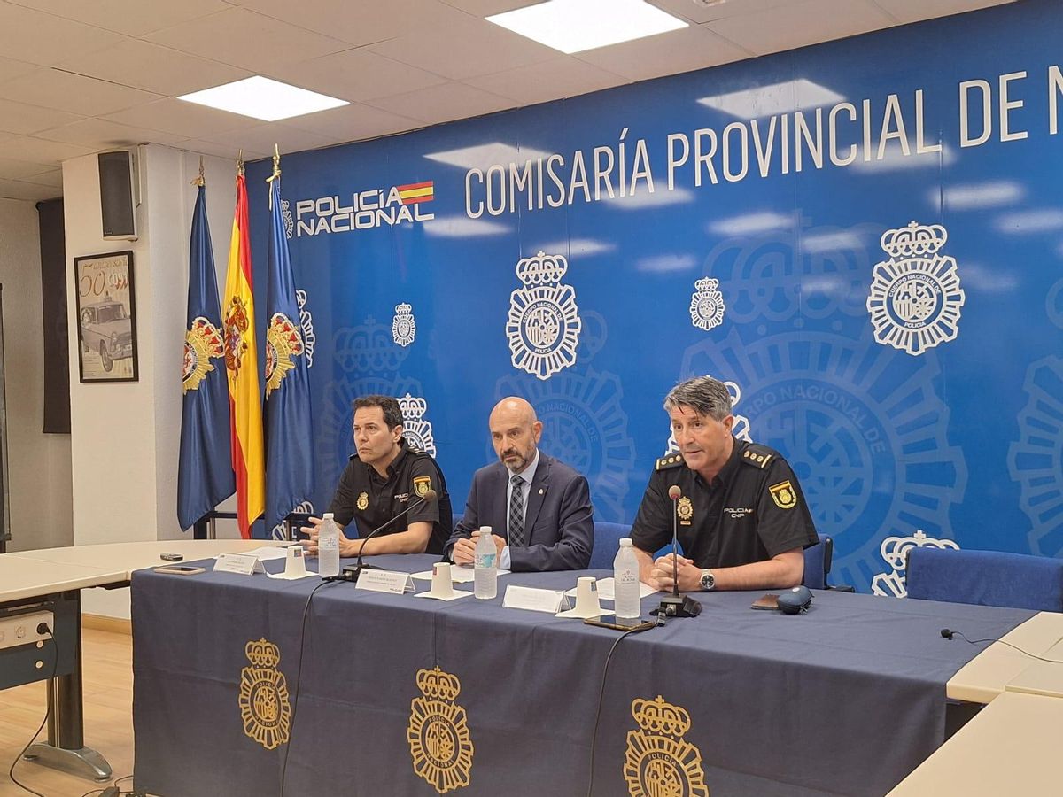 Rueda de prensa sobre la operación.