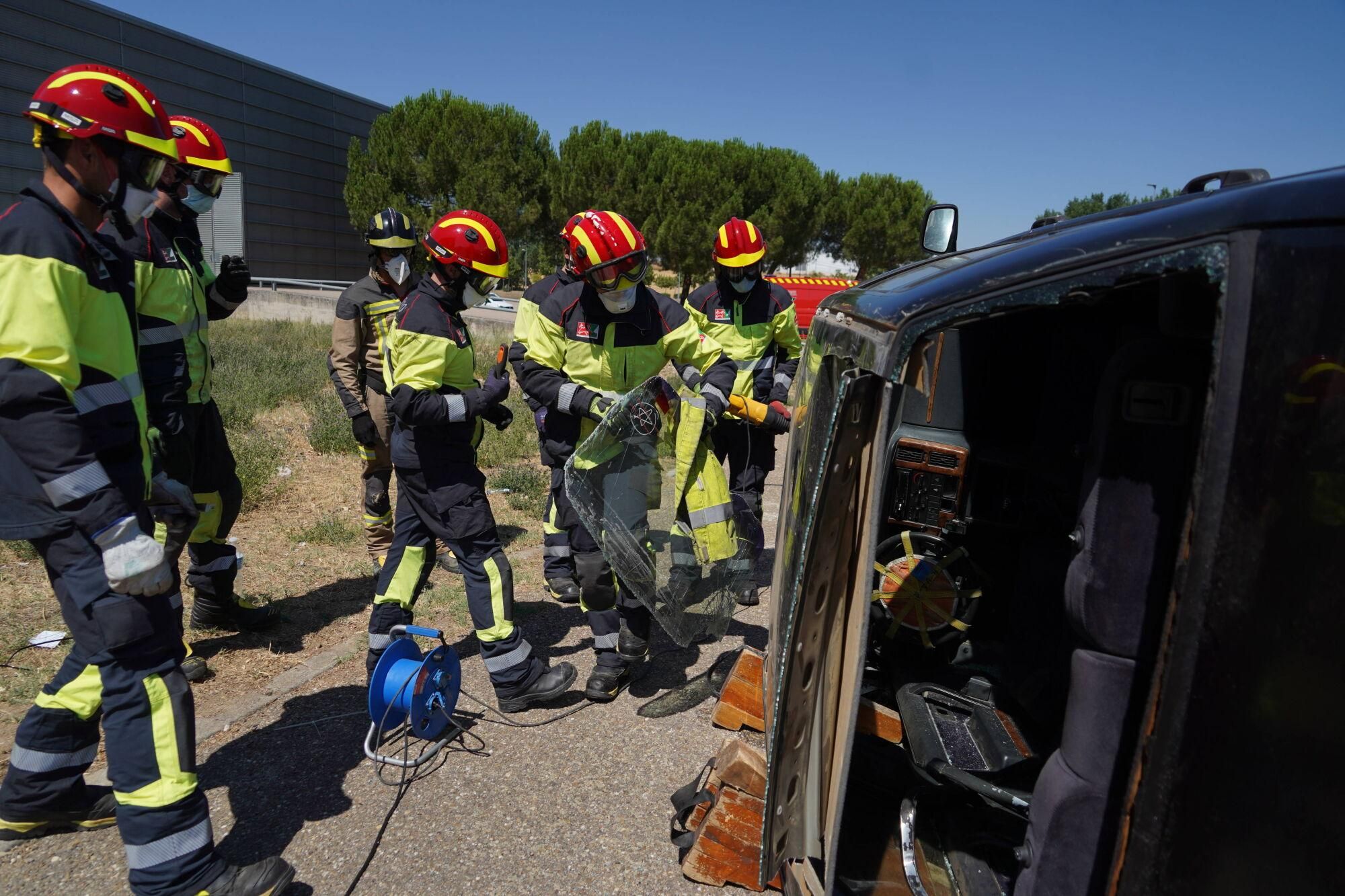 Entrenamiento bomberos consorcio