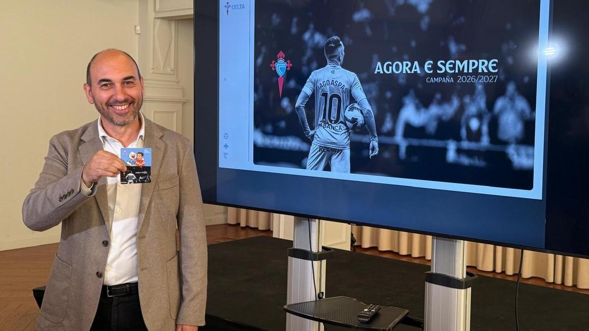 El Celta sube un 3% el precio de sus abonos en una campaña con Aspas como protagonista