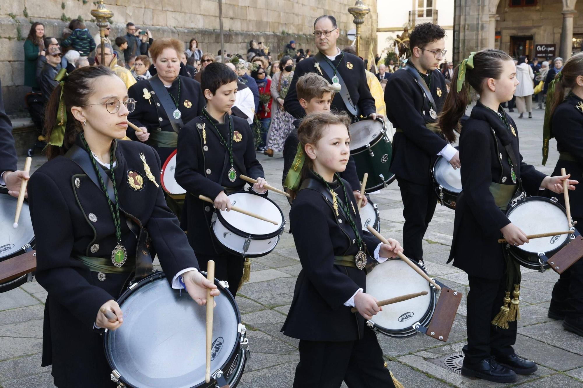 Procesión de la Borriquita y bendición de palmas en el Domingo de Ramos