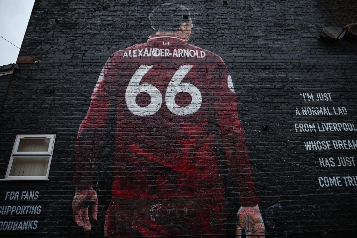 El mural de Alexander-Arnold en Liverpool