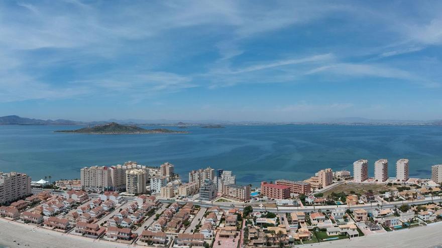 Vista del Mar Menor desde La Manga