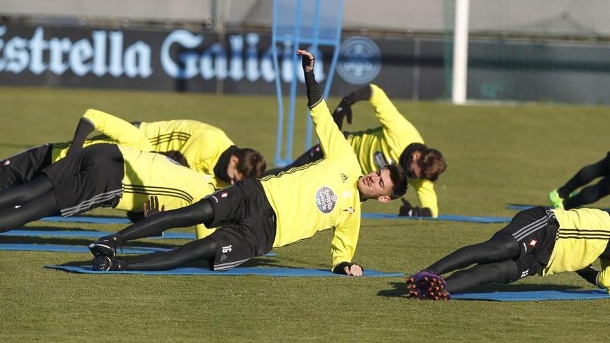 Jozabed, en una sesión de entrenamiento. // R.G.