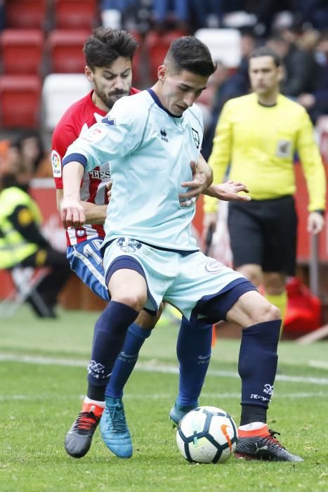 El partido entre el Real Sporting y el Numancia, en imágenes