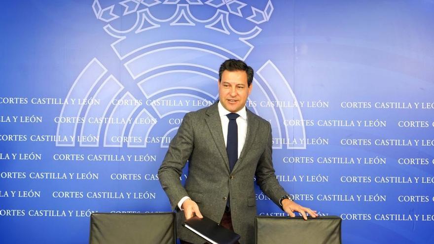 Raúl de la Hoz, durante la rueda de prensa.