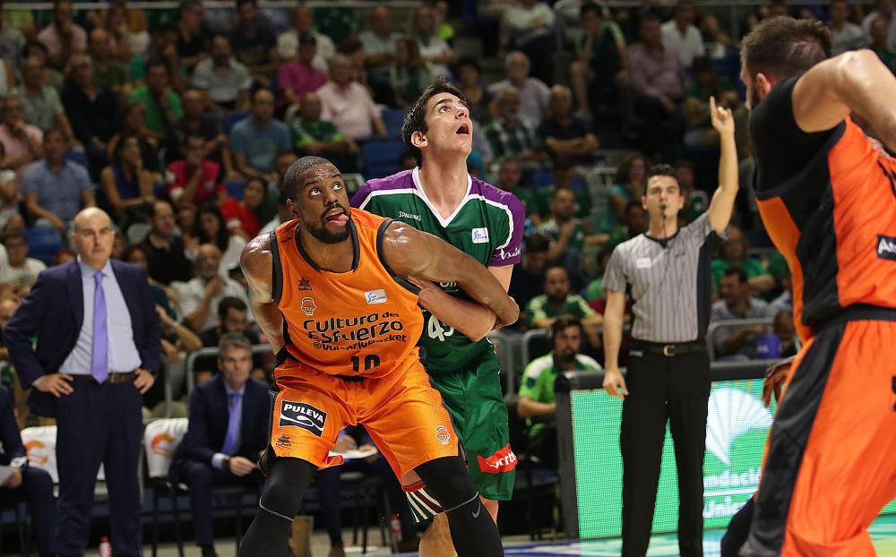 El conjunto de Luis Casimiro, con un inspirado Alberto Díaz (20 puntos), debuta en la Liga Endesa imponiéndose al Valencia Basket