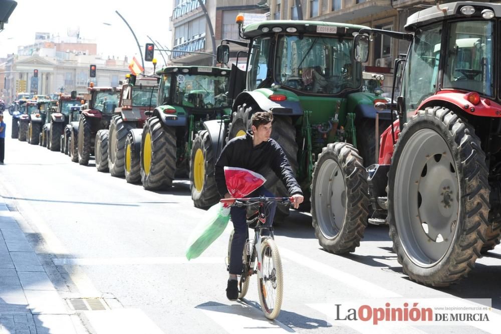 Manifestación de los agricultores por el Mar Menor en Murcia