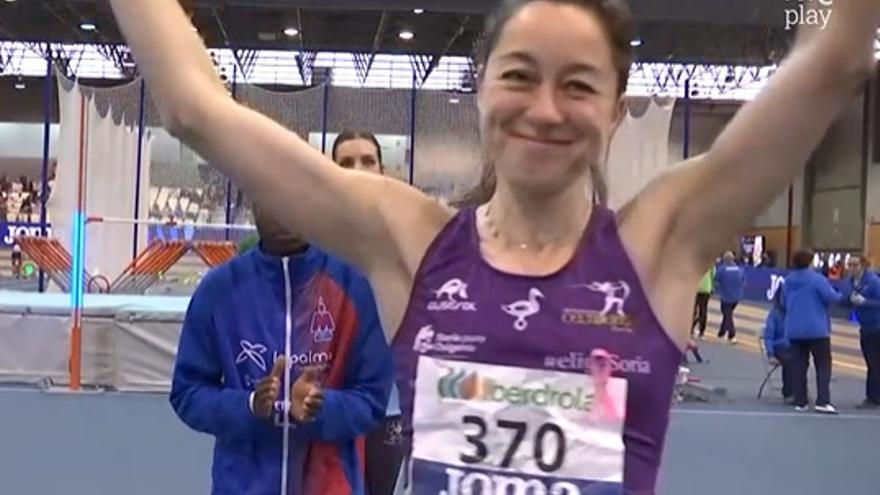 La toresana Raquel Álvarez Polo, octava de España en salto de altura