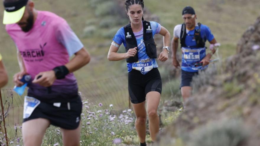 Estela Guerra, ganadora de Entre Cortijos, en un momento del recorrido de la prueba. | |  CARLOS DÍAZ-RECIO