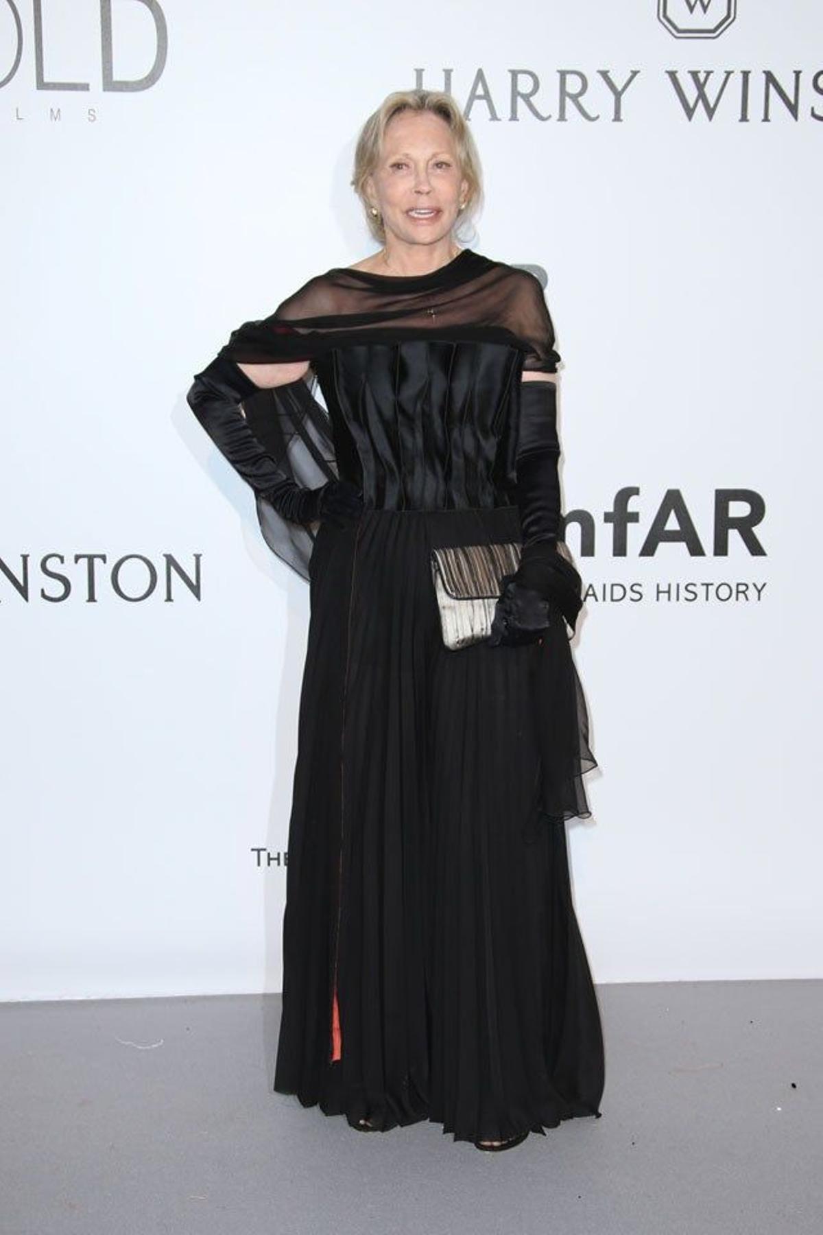 Faye Dunaway, en la gala amfAR de Cannes 2016.