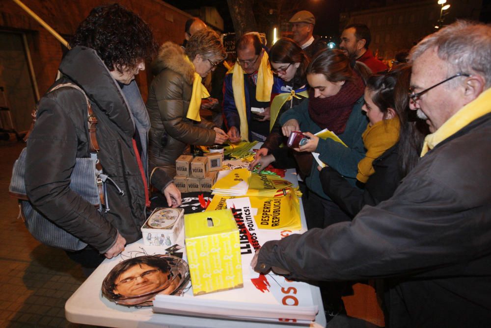 Manifestació a Girona