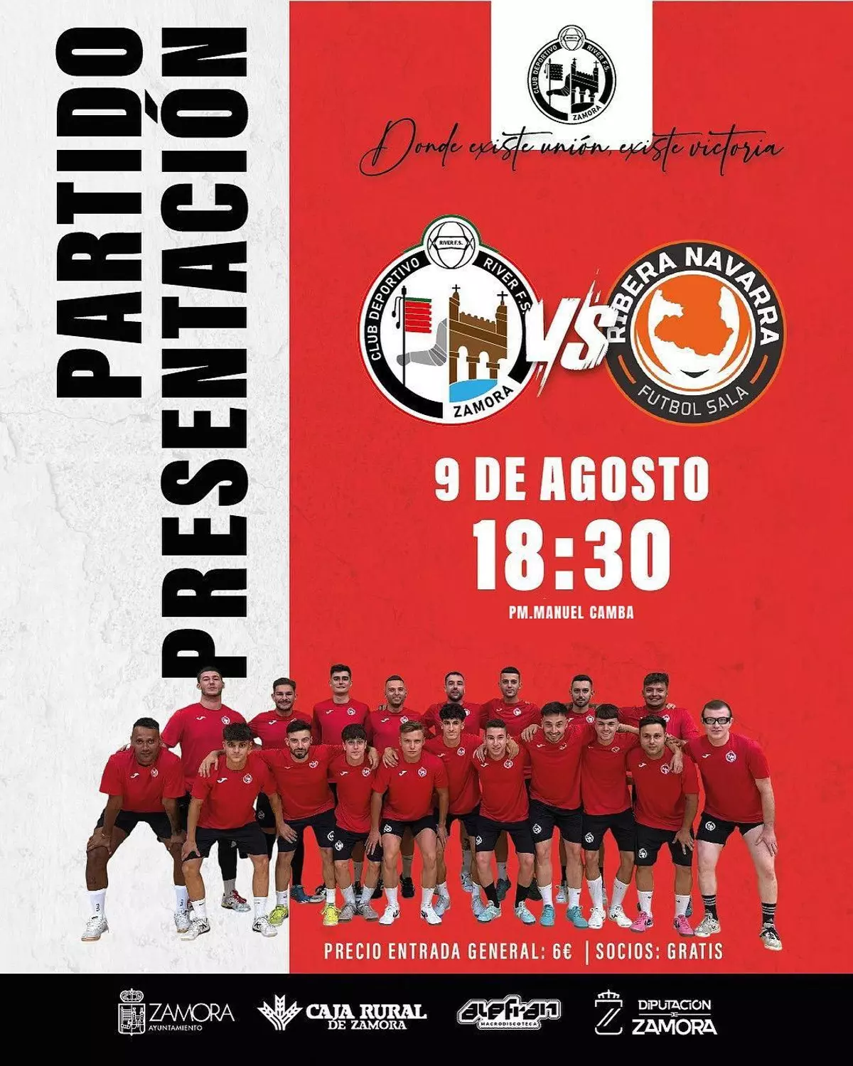 El River Zamora vuelve al trabajo con su primer test ya a la vista
