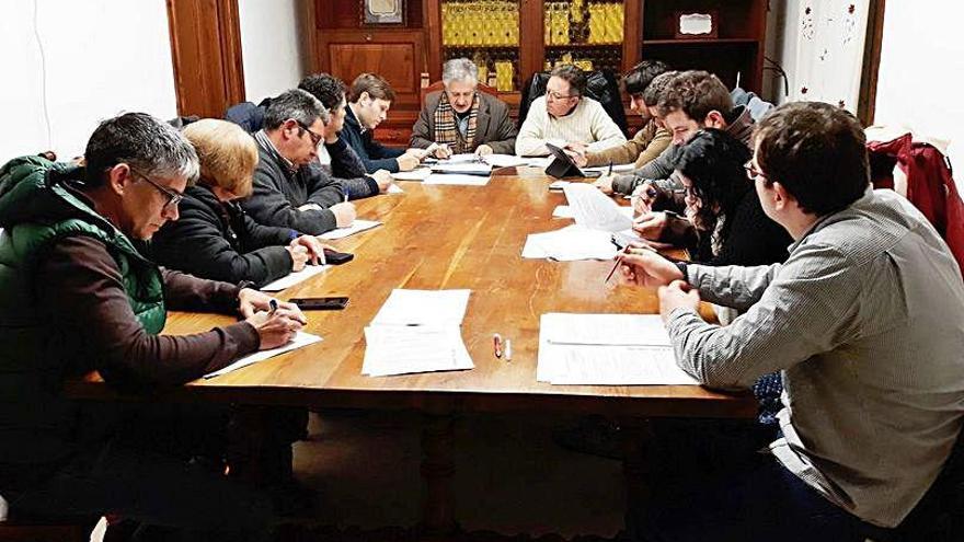 Imagen del pleno celebrado en el Ayuntamiento de Maria.