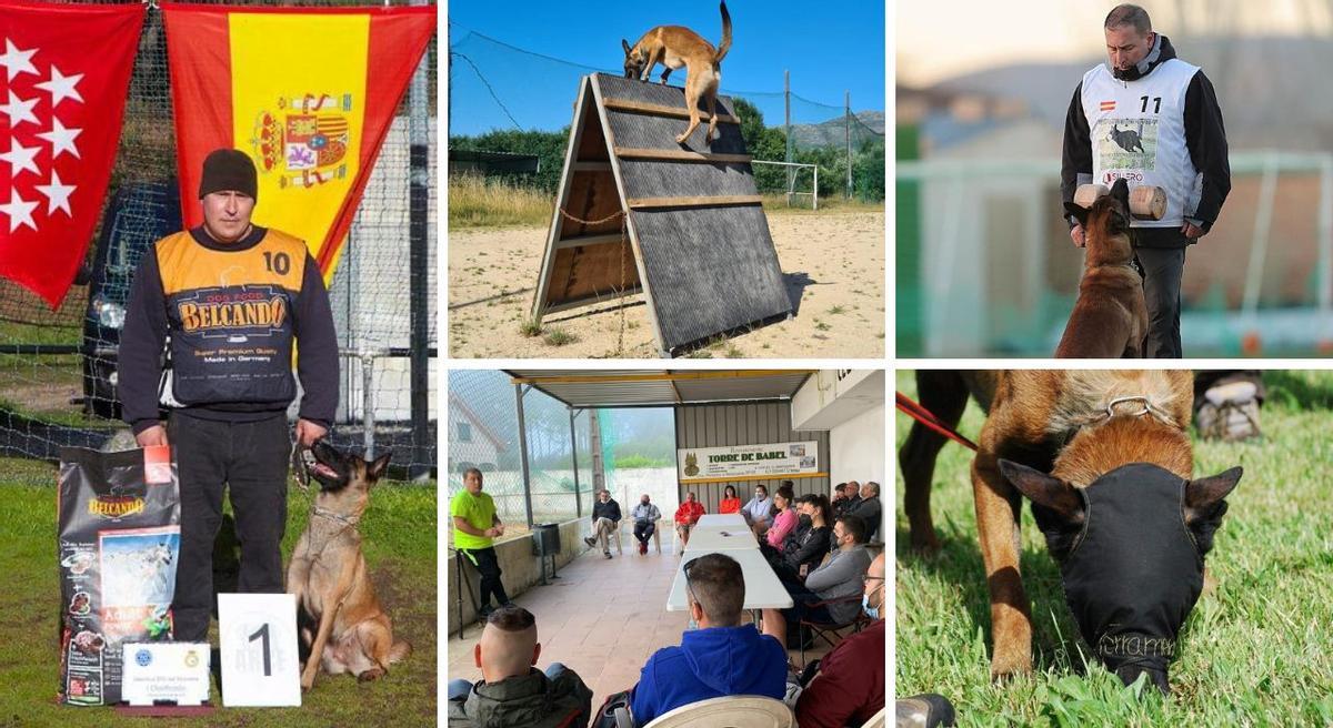Luis Montero, adiestrador canino de Terrameiga.