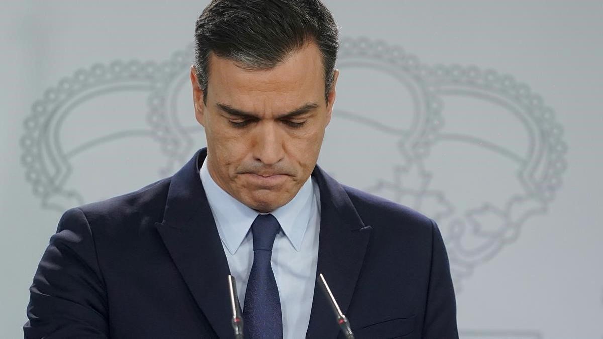 Pedro Sánchez anuncia la convocatoria de nuevas elecciones.