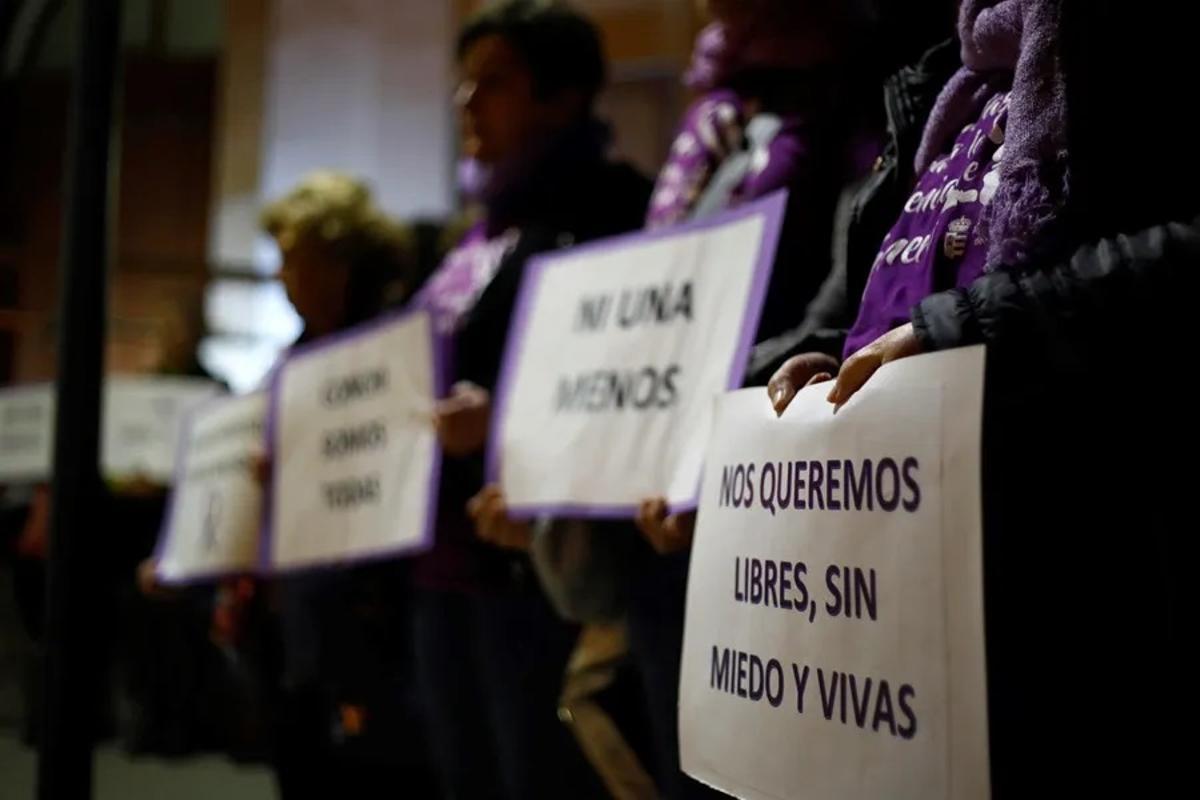 Concentración contra la lacra de las agresiones sexuales.
