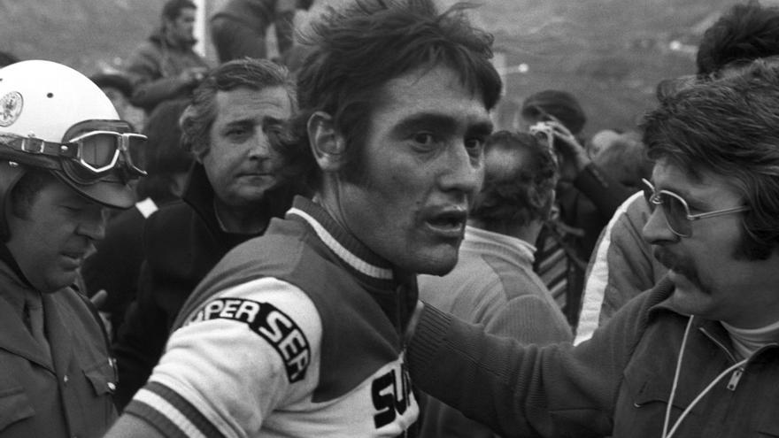 Luis Ocaña al final de una etapa del Tour de Francia