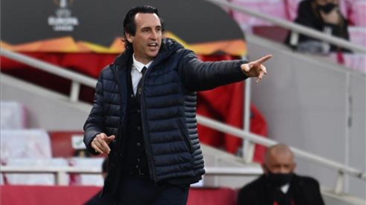 Unai Emery en el Emirates