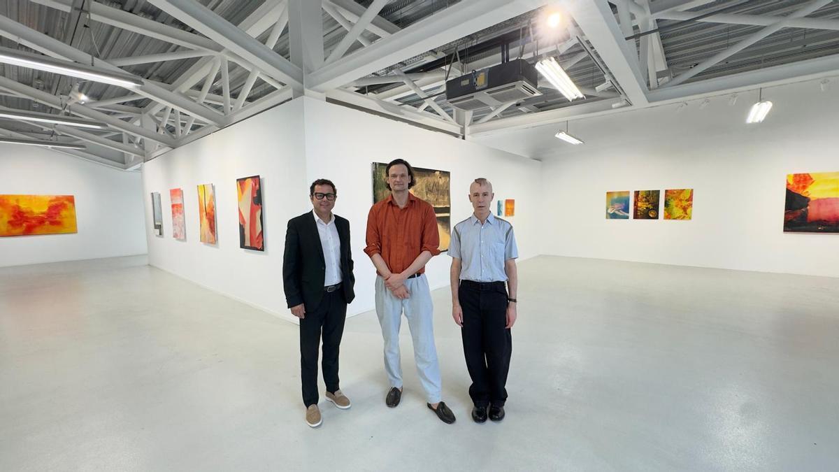 La presentación de la exposición ‘Trust’, de Roman Schramm, en el Centro Párraga.