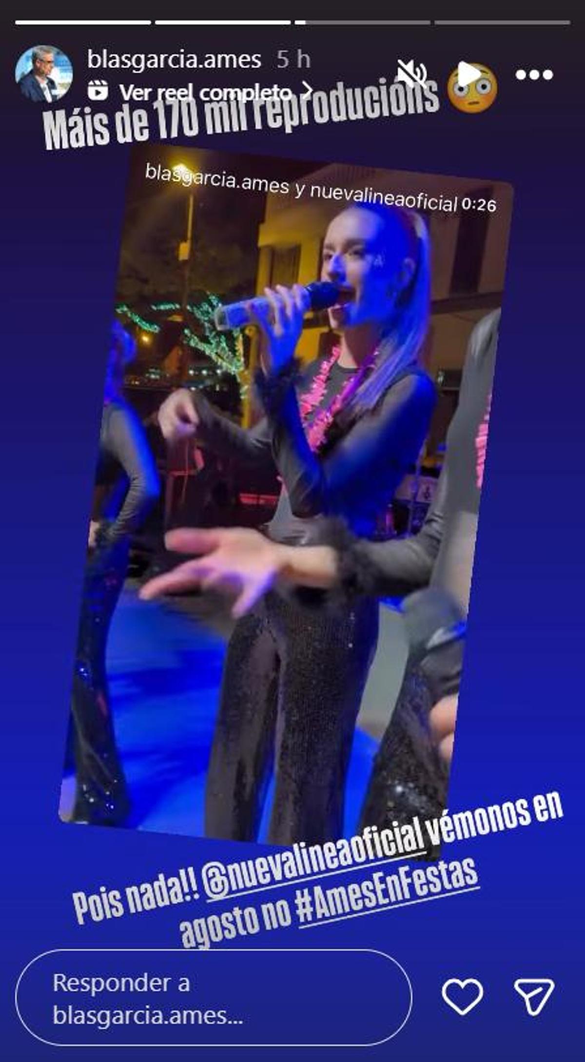 Mensaje compartido por el alcalde de Ames en su Instagram