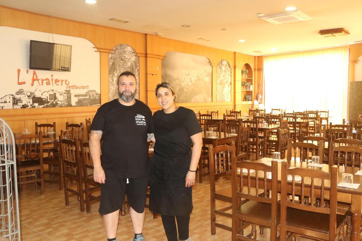 Vicente Albalat y Sana Mardy, en l'Araiero.