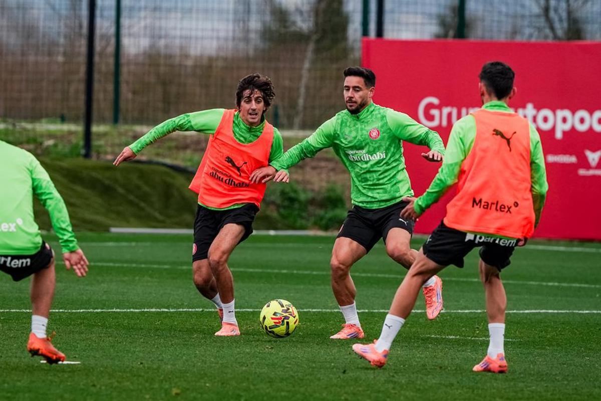 Les imatges de la tornada als entrenaments del Girona