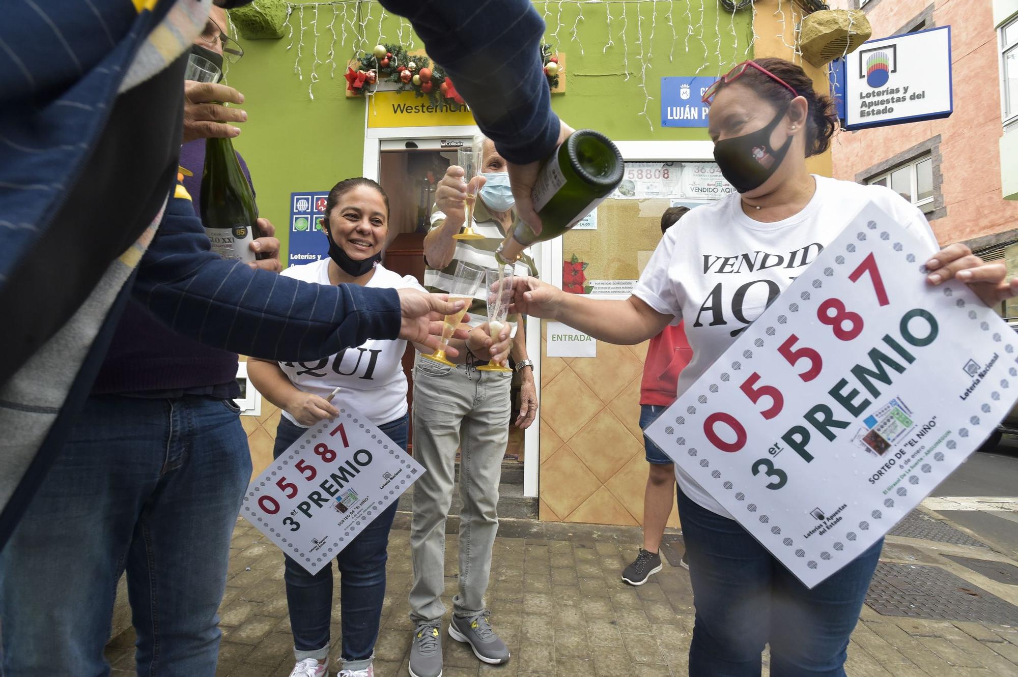 Celebración de la Lotería del Niño en Gran Canaria