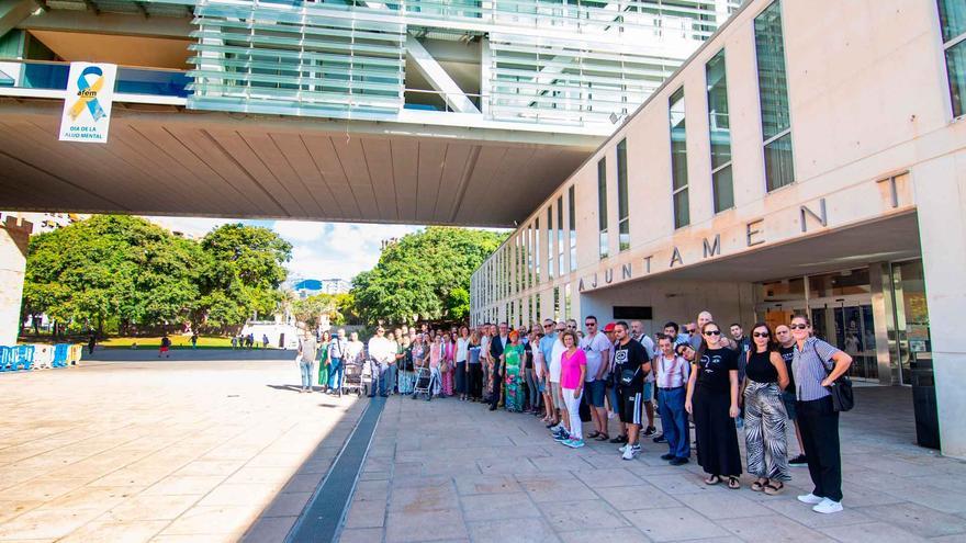 Inserción laboral y viviendas tuteladas, las reivindicaciones de AFEM en Benidorm en el Día Mundial de la Salud Mental