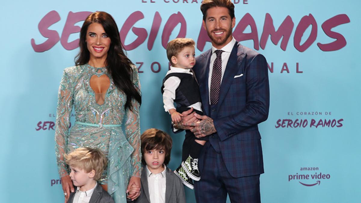 Pilar Rubio, Sergio Ramos y sus tres hijos