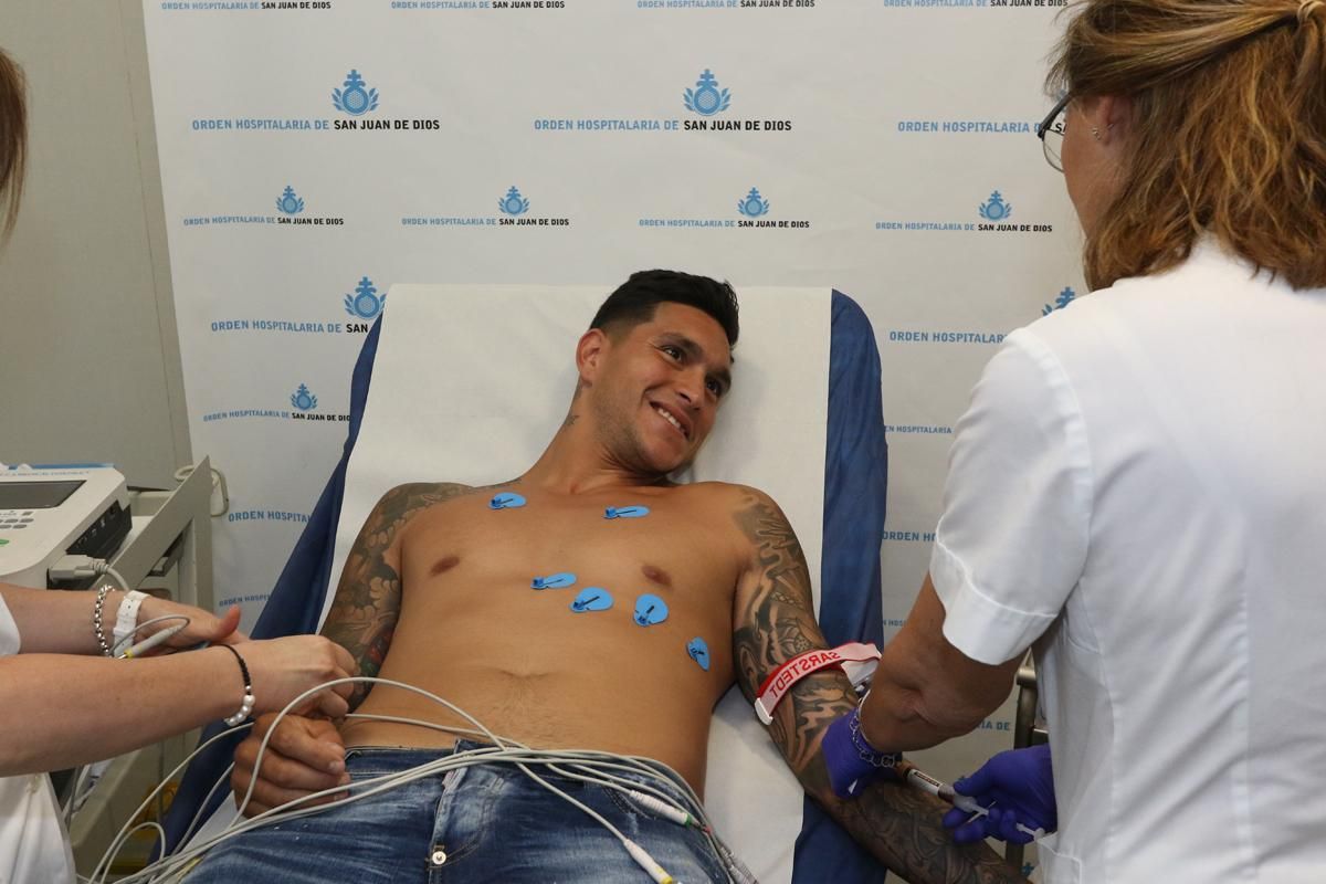 Primer día de reconocimientos médicos de los jugadores del Córdoba C.F.