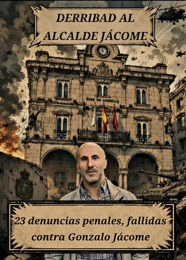Foto con IA colgada por Jácome en sus redes, simulando que le lanzan  misiles y bombas judiciales para derribarlo.