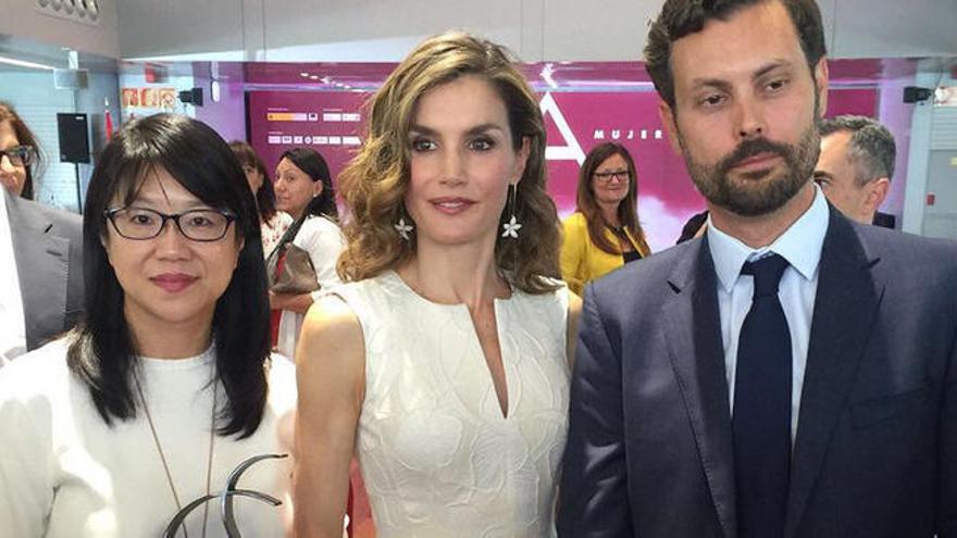 Layhoon, con la Reina Letizia