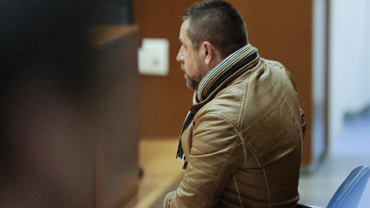 'El Chicle', durante el juicio.