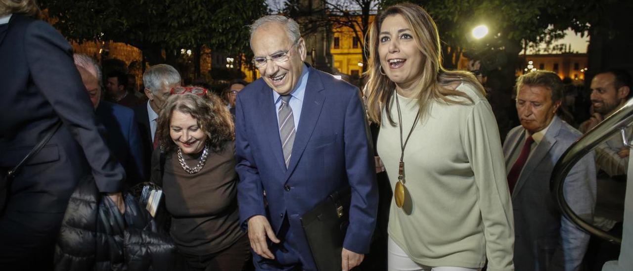 Alfonso Guerra y Susana Díaz, en una imagen de archivo