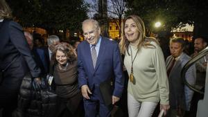 Alfonso Guerra y Susana Díaz, en una imagen de archivo