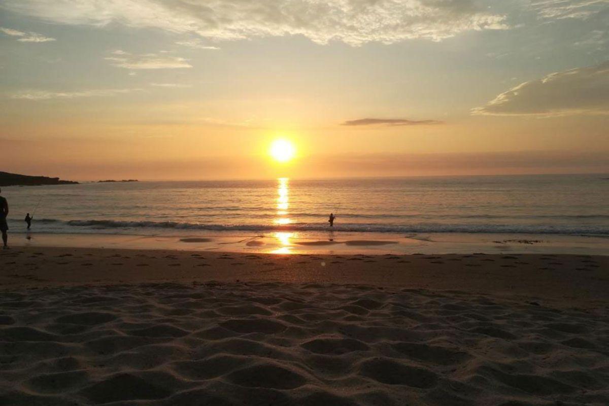 Atardecer en la playa de Soesto.
