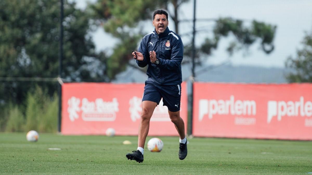 Míchel, entrenador del Girona