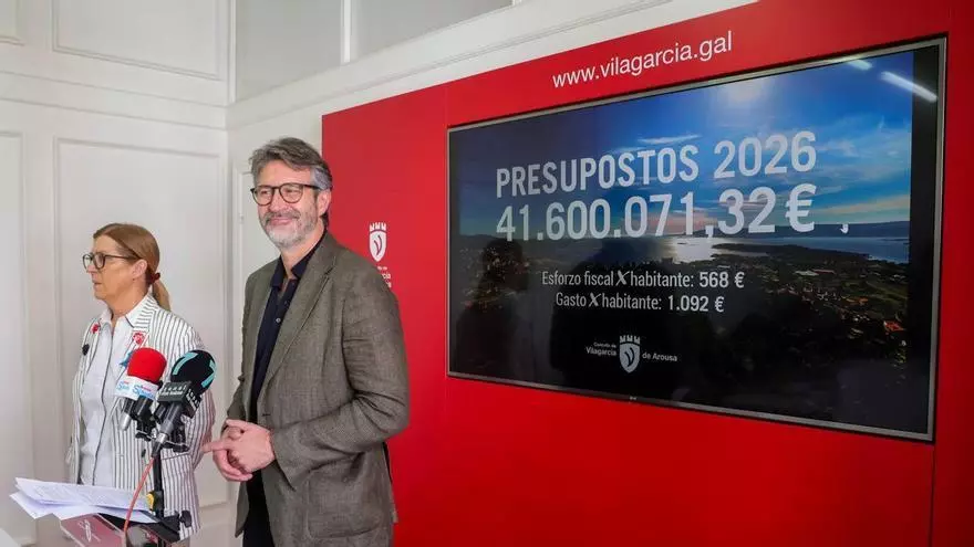 Vilagarcía aprobará un presupuesto récord de 41,6 millones tras el acuerdo entre gobierno y BNG