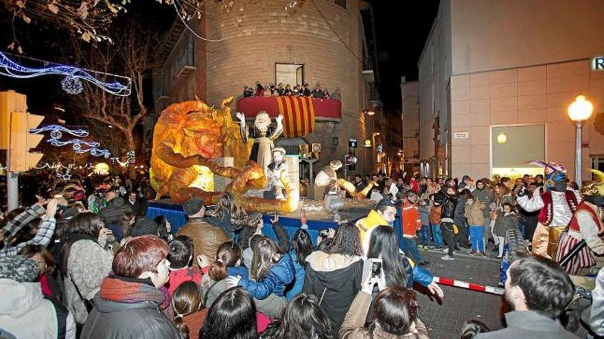 Imatge de la darrera cavalcada dels Reis d&#039;Igualada, que se celebra a la ciutat des de fa 116 anys