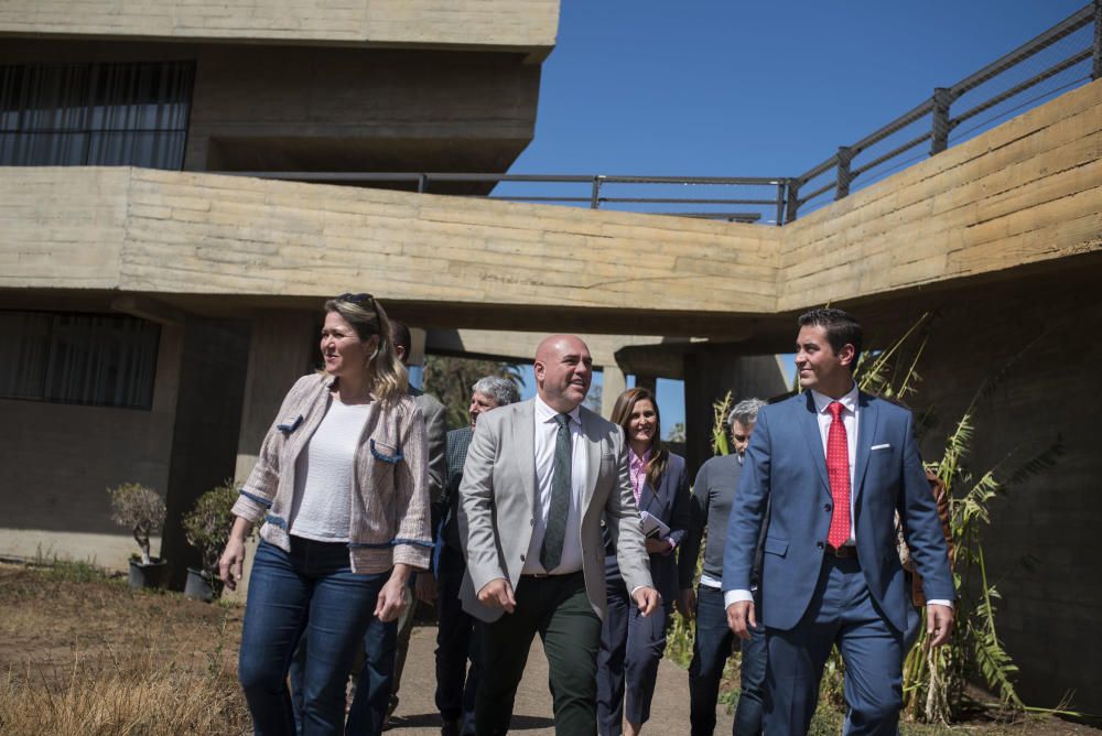 Visita a la ampliación del Jardín Botánico de Puerto de la Cruz.Marco González .Alicia Van Oostende.Fernando Miñarro  | 04/03/2020 | Fotógrafo: Carsten W. Lauritsen