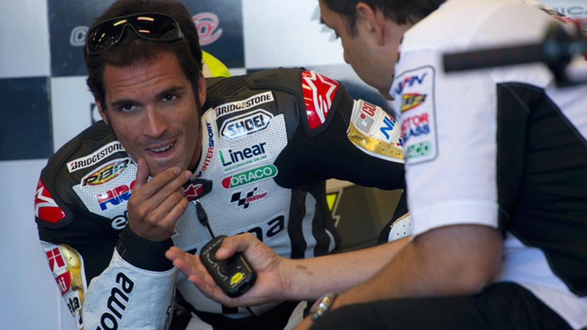 Toni Elías, piloto de Moto2.