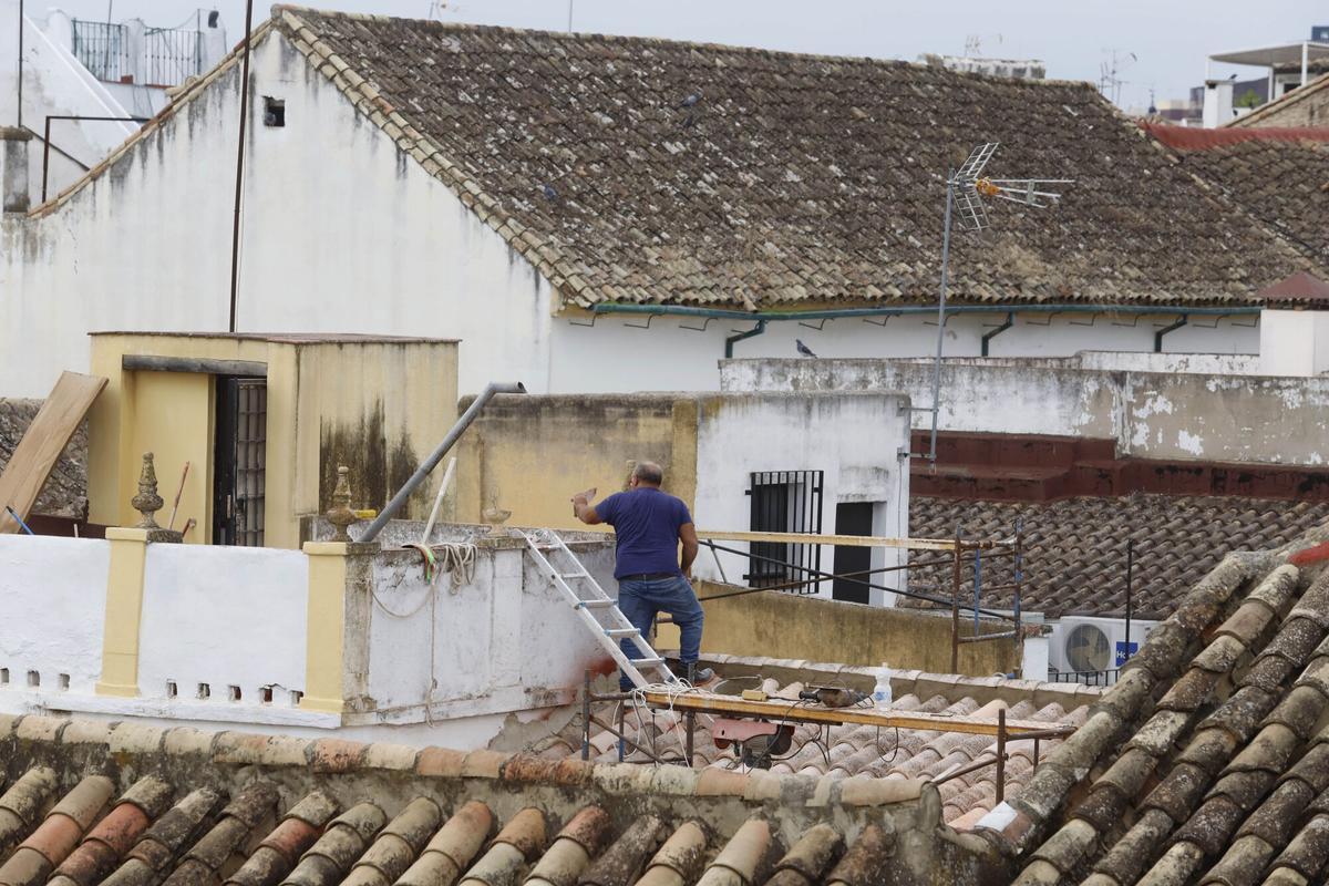 Imagen de archivo de obras en una vivienda.