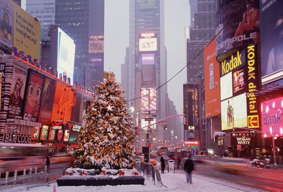 Times Square en Navidad