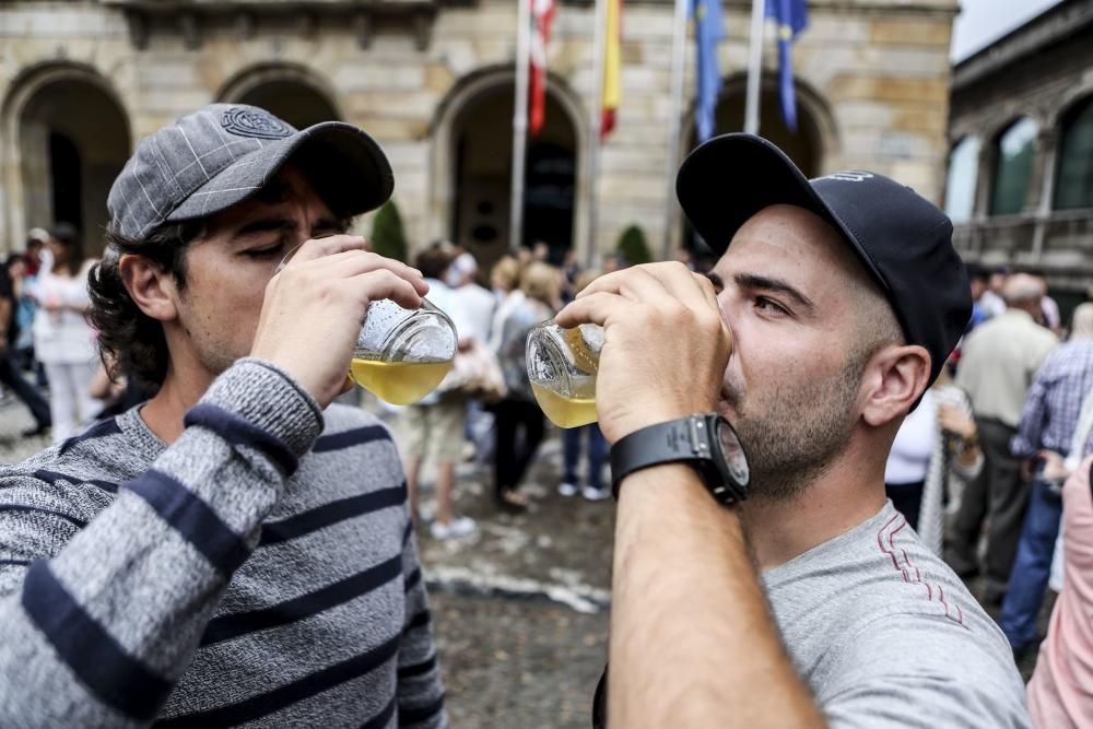 Gran fiesta de la sidra en Gijón