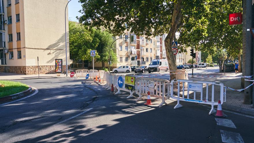 Finalizan las obras en la avenida de la Hispanidad de Cáceres