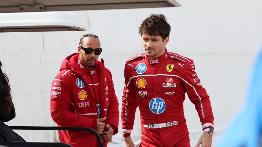 Bochorno de Ferrari y descalificación para Hamilton y Leclerc