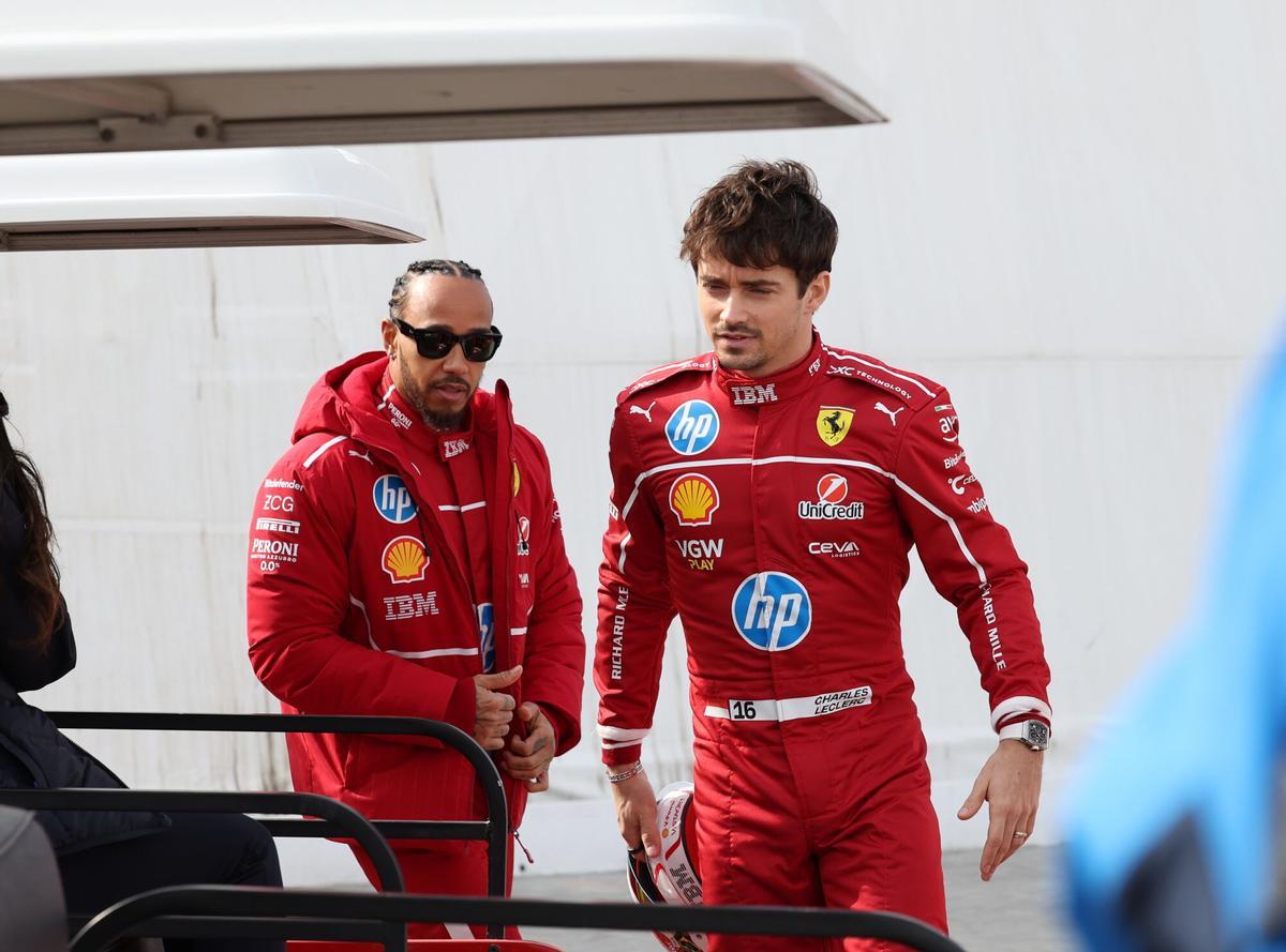 Bochorno de Ferrari y descalificación para Hamilton y Leclerc