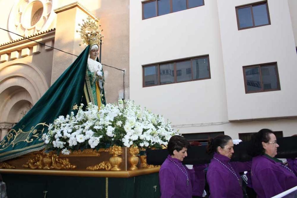 La Virgen de la Esperanza llega  a la catedral