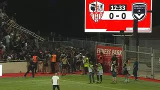 Fuertes enfrentamientos entre ultras obligan a parar el Ajaccio-Girondins de la Ligue 2