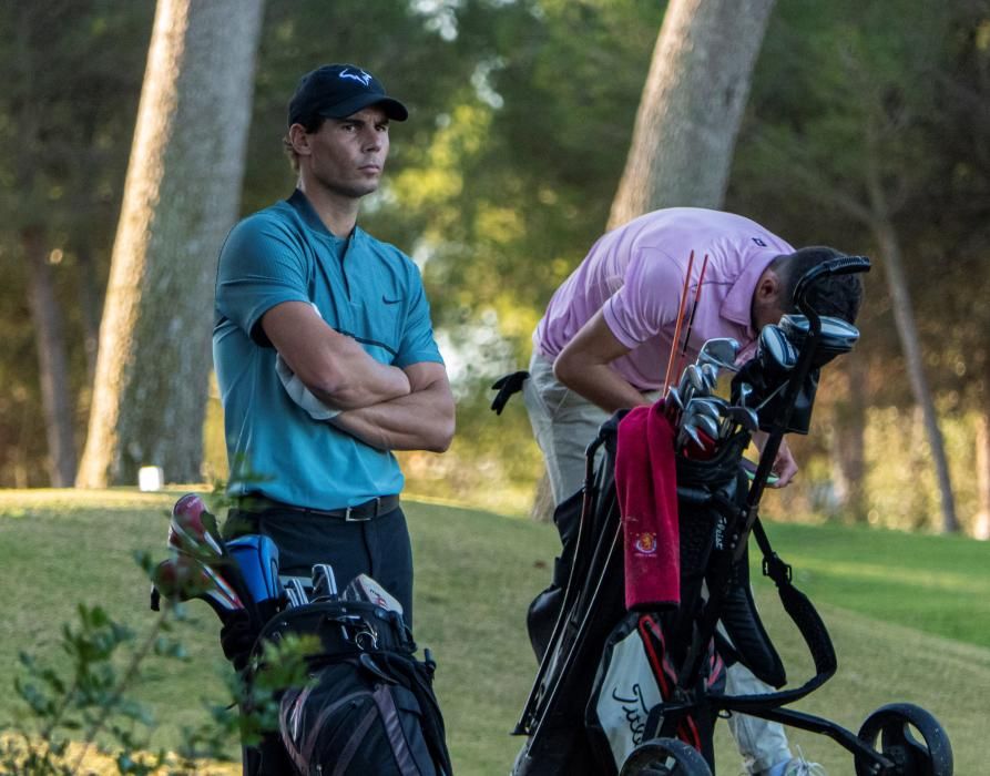 Rafa Nadal en el Abierto de Baleares de Golf